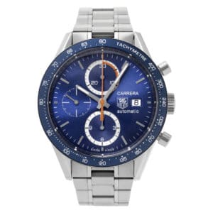 Tag Heuer Carrera CV2015 Stainless Steel Blue dial 42mm Automatic watch