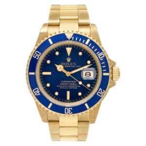 Rolex Submariner 16808 18k 40mm auto watch