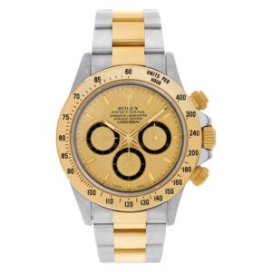 Rolex Daytona 16523 18k & steel 40mm auto watch