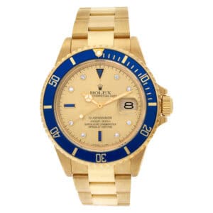 Rolex Submariner 16808 18k 40mm auto watch