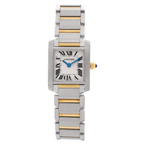 Cartier Tank Francaise W51007Q4 18k & steel 20mm Quartz watch