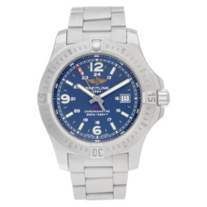 Breitling Colt A74388 Stainless Steel Blue dial 43mm Quartz watch