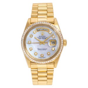 Rolex  Day-Date 1803 18k Mother Of Pearl Diamond dial 36mm Automatic watch