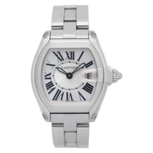 Cartier Roadster W62016V3 Stainless Steel Silver dial mm Quartz watch