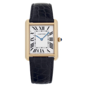 Cartier Tank Solo 874382MX 18k & Stainless Steel Silver dial 34.8mm Quartz watch