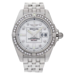 Breitling Galactic A49350 Stainless Steel Mother of Pearl dial 36mm Automatic wa