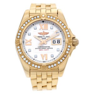 Breitling Galactic h49350 18k rose gold White dial 41mm Automatic watch