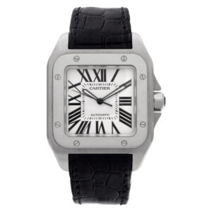 Cartier Santos 100 W20073X8 Stainless Steel White dial 38mm Automatic watch