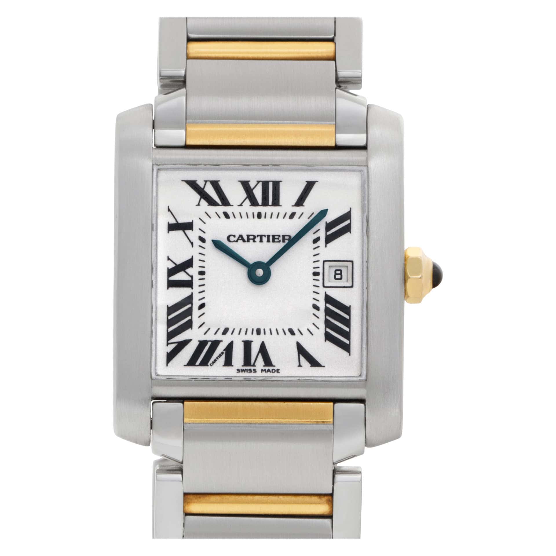 Cartier Tank Francaise W51012Q4 Stainless Steel White dial 25mm