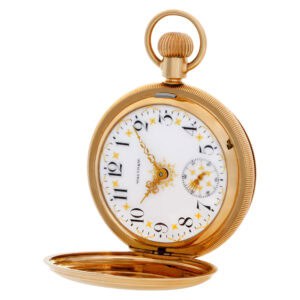 Waltham pocket watch 10075139 14k White dial 56mm Manual watch