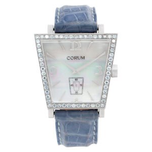 Corum Trapeze 106.404.47/0008 PM52 Stainless Steel Mother of Pearl dial 40mm Qua