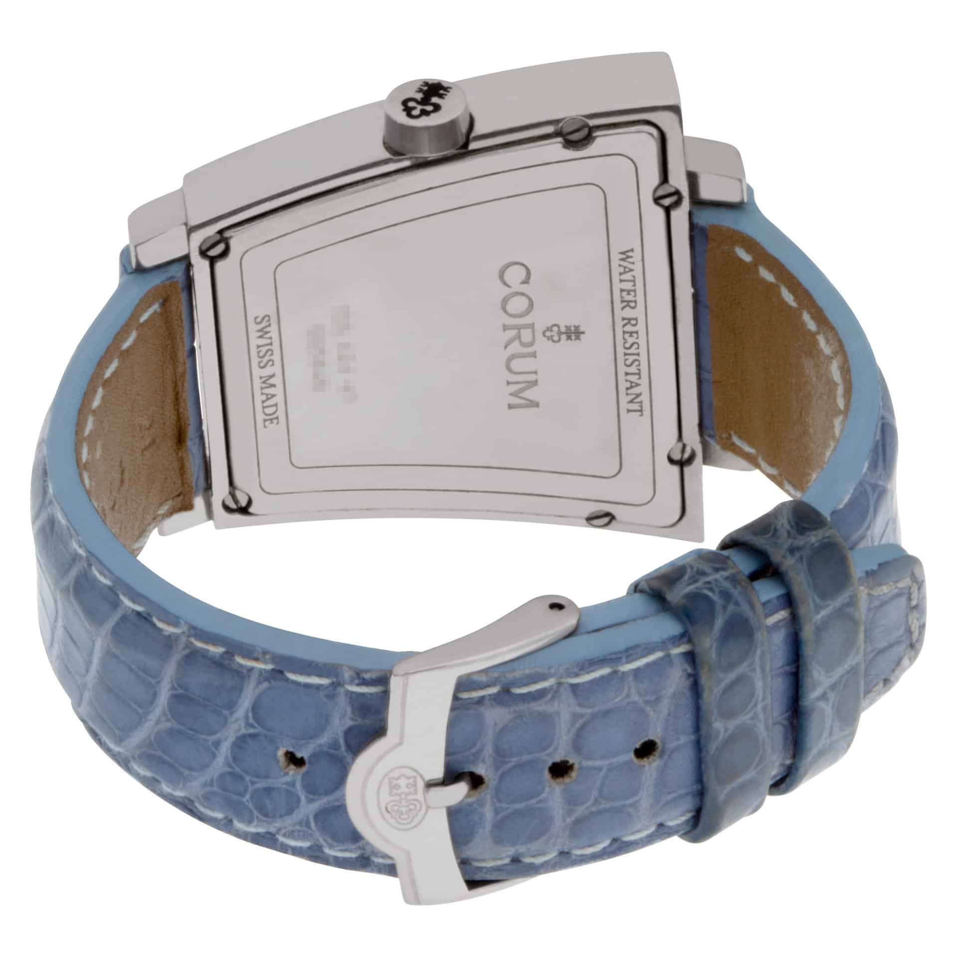 Corum Trapeze 106.404.47 0008 PM52 Stainless Steel Mother of Pearl