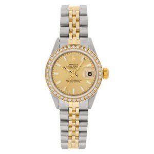 Rolex Datejust 6916 Stainless Steel    Gold dial 26mm Automatic watch