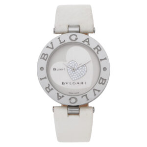 Bvlgari B Zero 1 BZ 35 S Stainless Steel White & Silver dial 35mm Quartz watch