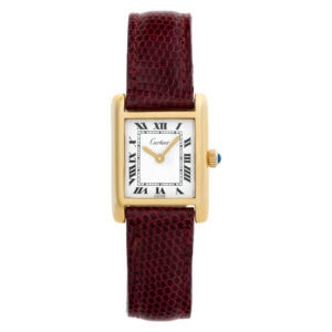 Cartier Tank 5512106 18k Gold Fill Off White dial mm Manual watch