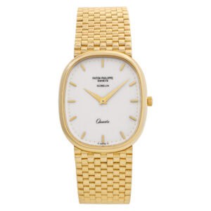 Patek Philippe Ellipse 3838/1 18k Cream dial 30mm Quartz watch