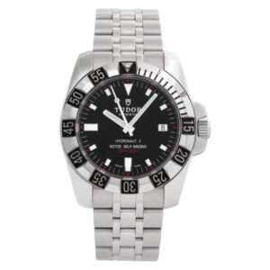 Tudor Hydronaut Ii 20030 Stainless Steel    Black dial mm Automatic watch