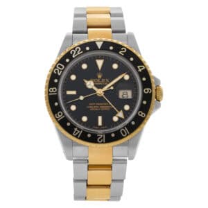 Rolex GMT-Master 16713 18k & Stainless Steel Black dial 40mm Automatic watch