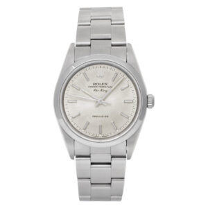 Rolex Air King 14000 Stainless Steel Silver dial 35mm Automatic watch