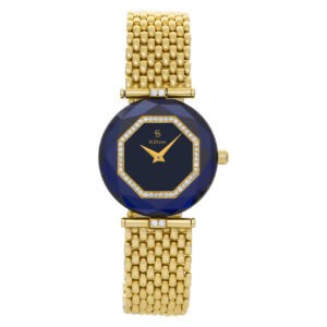 H Stern N/A xxx Sapphire/18K Navy dial 28.5mm Quartz watch