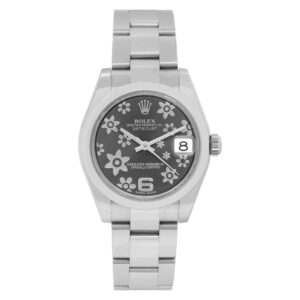 Rolex Datejust 178240 Stainless Steel Flower Grey dial 31mm Automatic watch