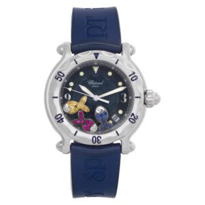 Chopard Happy Sport 288347 Stainless Steel Blue dial 38mm Quartz watch