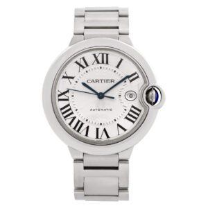 Cartier Ballon Bleu W69012Z4 Stainless Steel Silver dial 42mm Automatic watch