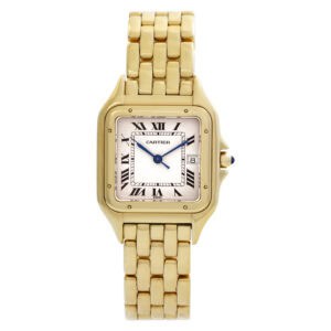 Cartier Panthere w2501489 18k White dial 27mm Quartz watch