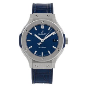 Hublot Classic Fusion 542.NX.7170.LR Titanium Blue dial 38mm Automatic watch