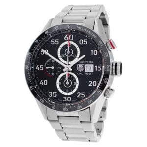 Tag Heuer Carrera CAR2A10 stainless steel chronograph 43mm Automatic watch