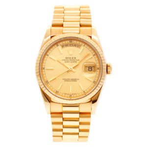 Rolex Day-Date 18238 18k Champagne dial 36mm Automatic watch