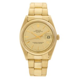 Rolex Date 15038 14k Gold dial 34mm Automatic watch