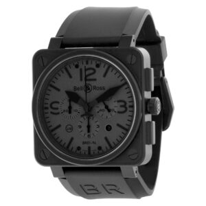 Bell & Ross    Chronograph "Phantom" BR01-94-S    Pvd Steel    Black dial 46mm A