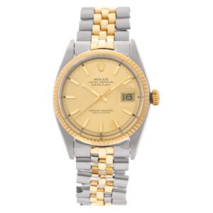 Rolex Datejust 1601 Stainless Steel Gold dial 36mm Automatic watch