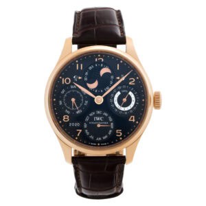 IWC Portuguese Perpetual "Hemisphere Moon" IW5021-03 18k rose gold Black dial m