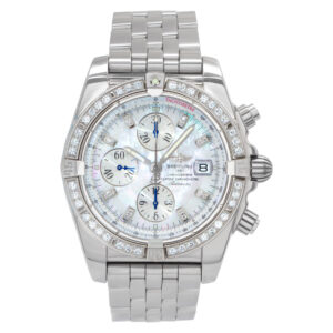 Breitling Chronomat A13356 Stainless Steel Mother of Pearl dial 42mm Automatic w