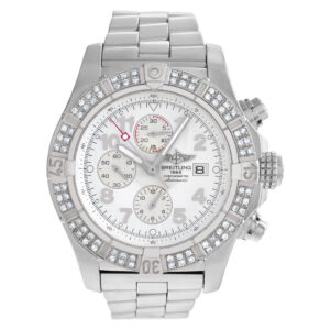 Breitling Super Avenger a13370 stainless steel 48mm auto watch