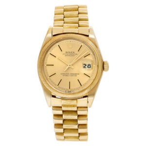 Rolex Datejust 1611 18k Gold dial 36mm Automatic watch