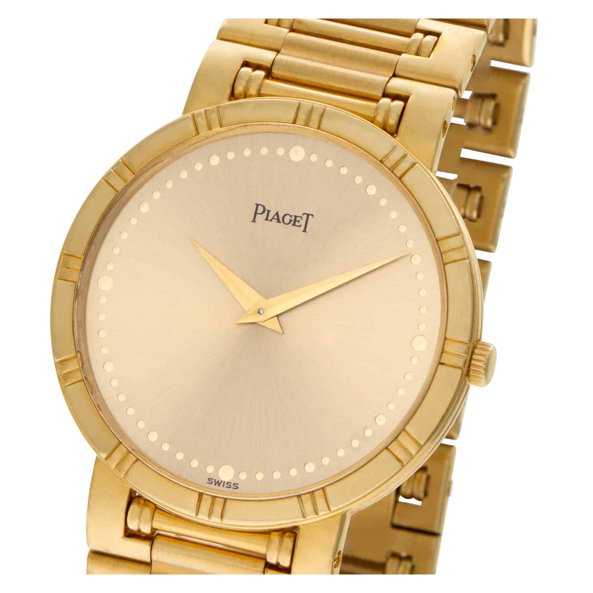 Piaget Dancer 84023 18k Champagne dial 31mm Quartz watch Luxury