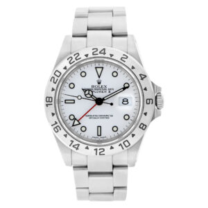 Rolex Explorer II 16570 Stainless Steel White dial 39mm Automatic watch