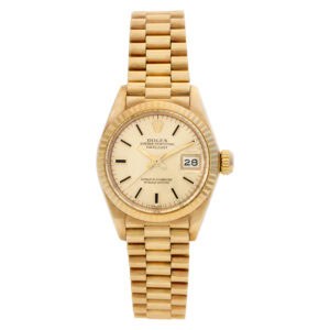 Rolex Datejust 6917 18k Champagne dial 26mm Automatic watch