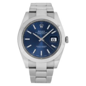 Rolex Datejust 41 126300 Stainless Steel Blue dial 41mm Automatic watch