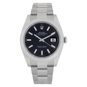 Rolex Datejust 41 126300 Stainless Steel Black dial 41mm Automatic watch