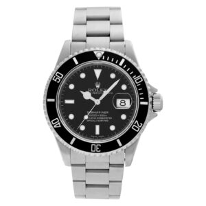 Rolex Submariner 16610 Stainless Steel Black dial 40mm Automatic watch