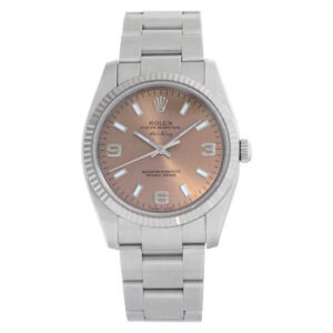 Rolex Air King 114234 Stainless Steel Salmon dial 34mm Automatic watch