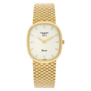 Patek Philippe Ellipse 3838/1 18k Cream dial 30mm Quartz watch