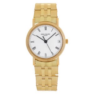 Patek Philippe Calatrava 3802 18k White dial 33mm Automatic watch