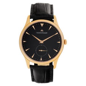 Jaeger LeCoultre Ultra Thin "Master Grande" Q1352470 18k rose gold Black dial 40