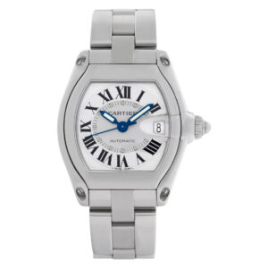 Cartier Roadster W62025V3 Stainless Steel Silver dial 38.5mm Automatic watch