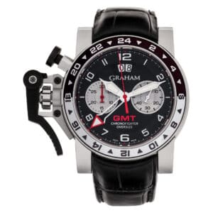 Graham Chronofighter ox-20vgs Stainless Steel Black dial 45mm Automatic watch